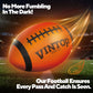 VINTOP Light Up Football - LED Glow in the Dark Football NO 6 for Kids & Adults Outdoor Sports, Birthday Gifts, Includes Free Air Pump, Sturdy Durable