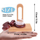 KINGOU 4 Pack Classic Wooden Rope Puzzle Set Ring Puzzles String Solution Central Brain Teaser for Adults/Kids Game