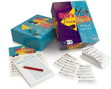 80’s 90’s Trivia Party Game (Amazon Exclusive) - Contains 1,000 Questions - 2 or More Players for Ages 12 and up by Outset Media.