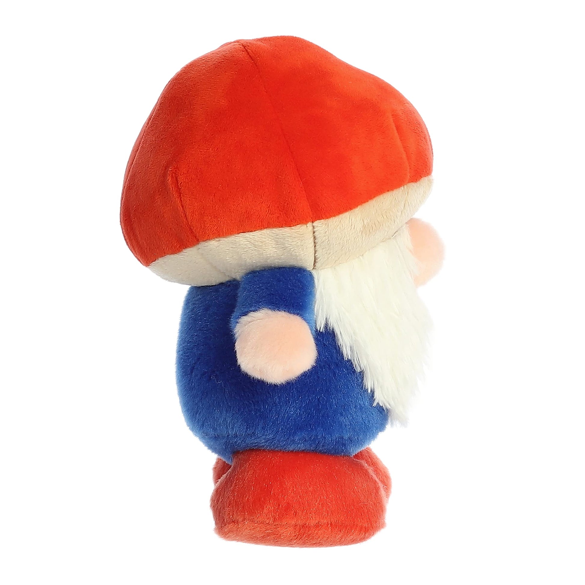 Aurora Vibrant Spring The Gnomlinis Mushroom Gnome Stuffed Animal - Decorative Charm - Endless Fun - Red 8 Inches