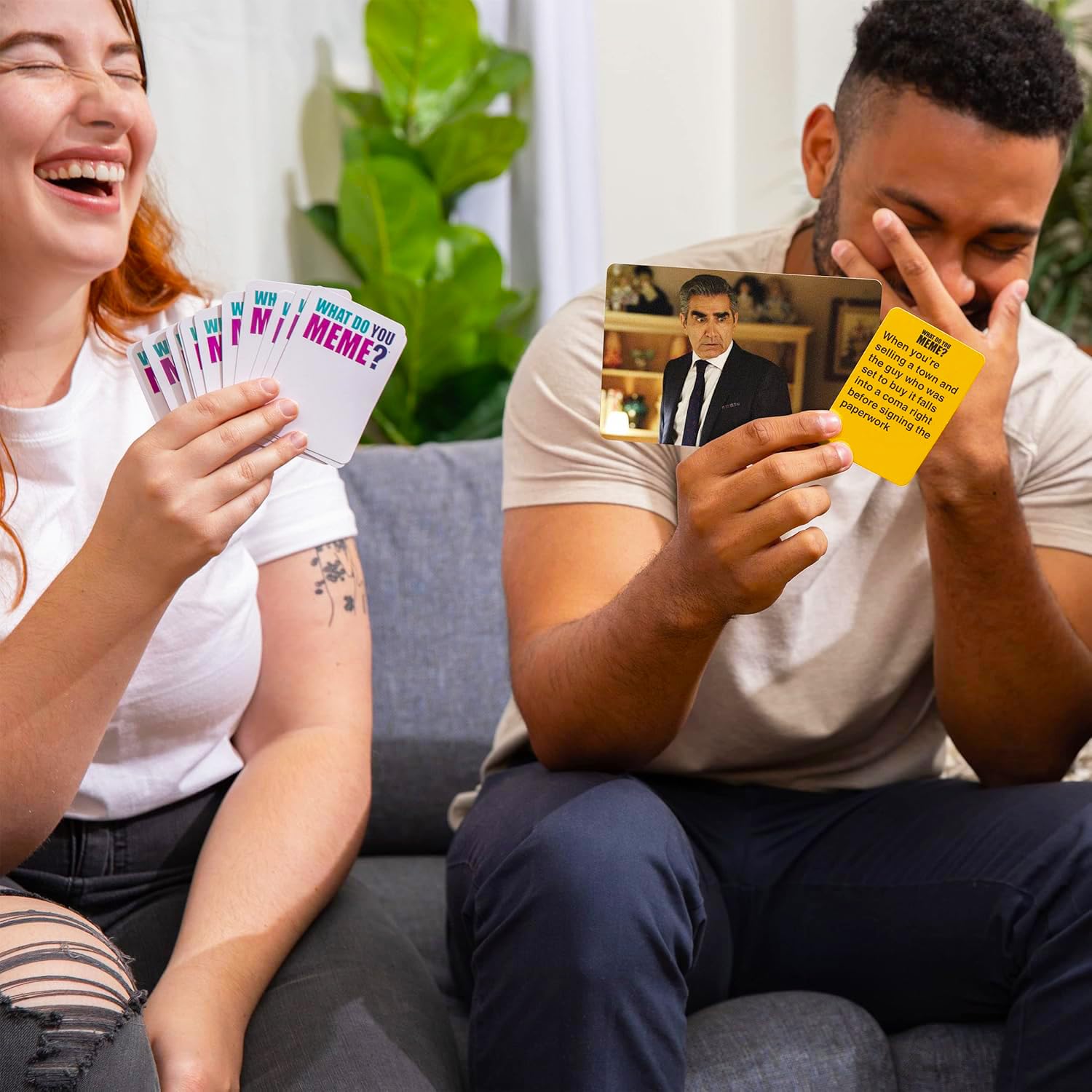 What Do You Meme? Schitt's Creek Expansion Pack - Schitt's Creek Expansion Pack with Caption Cards and Photo Cards | What Do You Meme Game Night