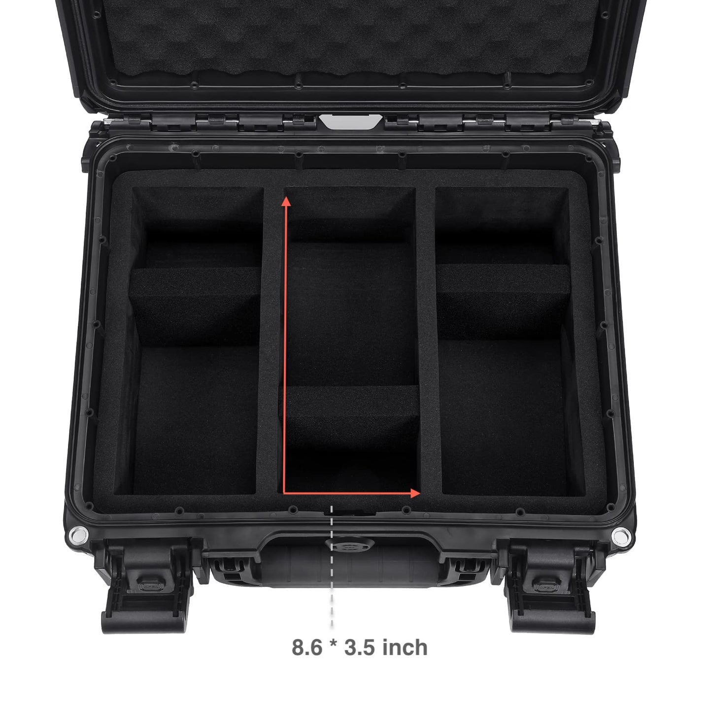 Migitec Waterproof Graded Card Storage Box Compatible with 102 Slabs, Sports Trading Card Case Fits PSA, CSG, BGS, CGC, SGC, Magnetic Cards Holder and