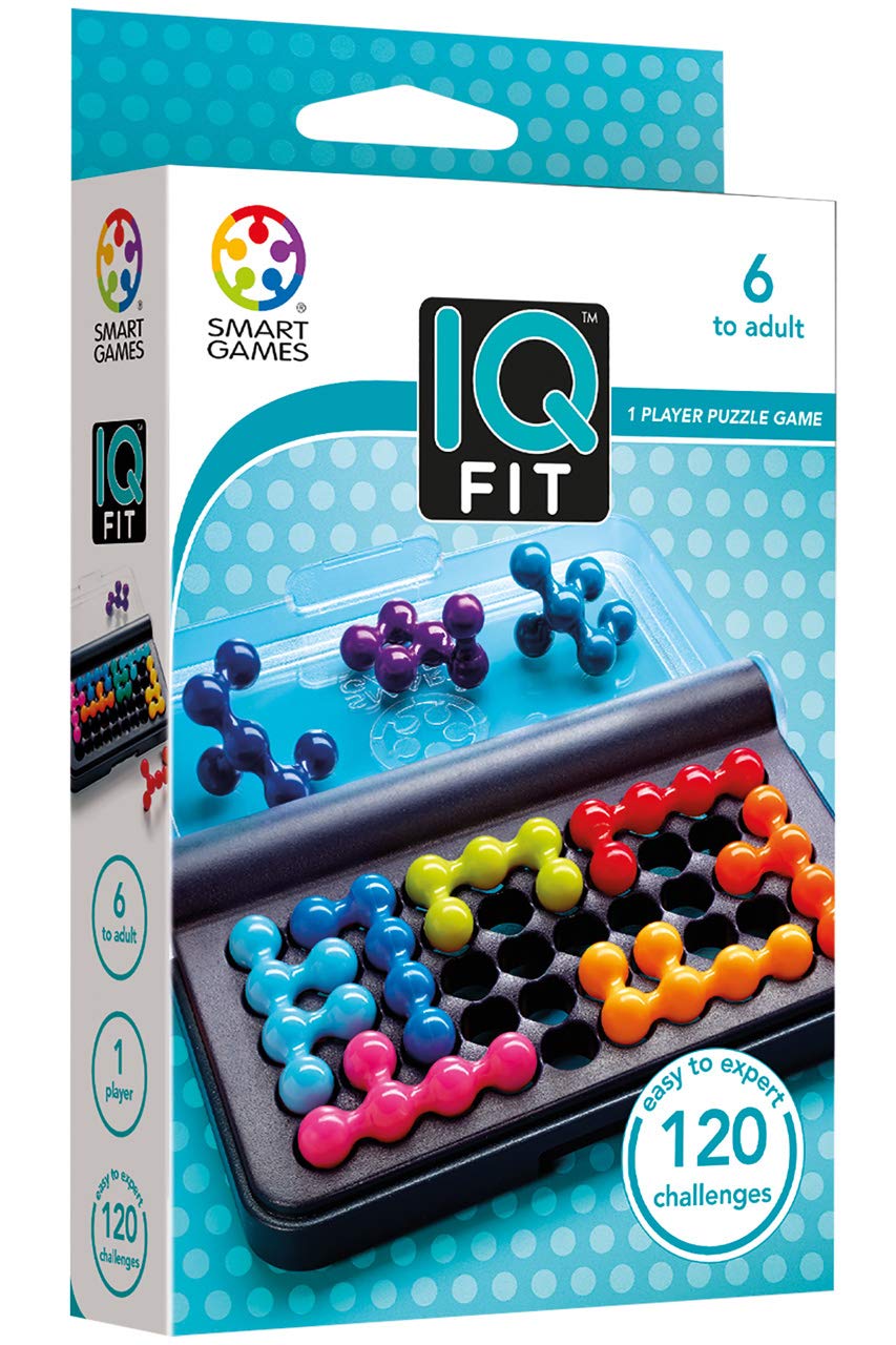 SmartGames IQ Bundles 3D Series, IQ Puzzler Pro IQ Fit 240 Challenges, Ages 6-Adult
