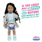 Adora 18" Rebel Girls Doll Collection - Inspired by Good Night Stories Rebel Girl Books - Premium Quality Soft and Movable Doll Body with Realistic