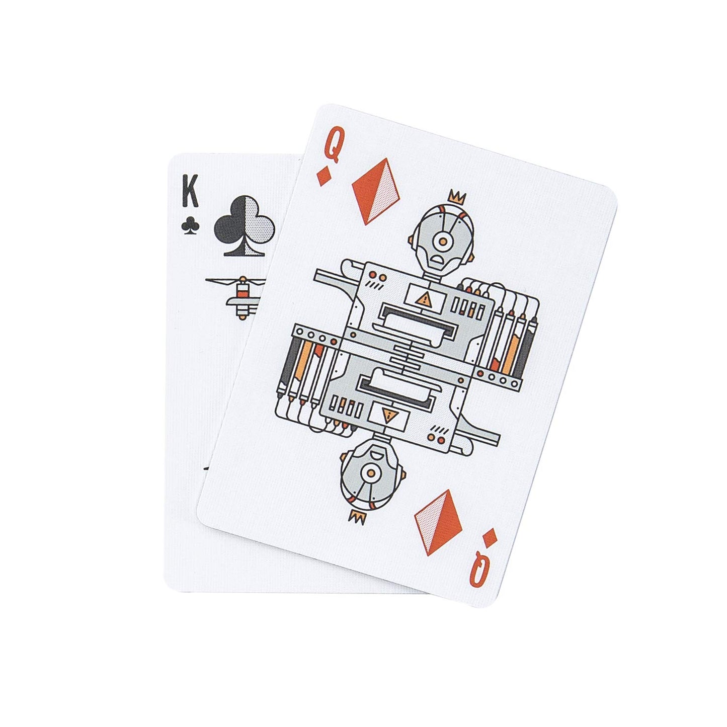 Stellar Factory Deck of Robots | Casino-Quality Playing Cards | Robot Theme | Made in USA | Poker Size 2.5" x 3.5" | 54 Cards with Jokers