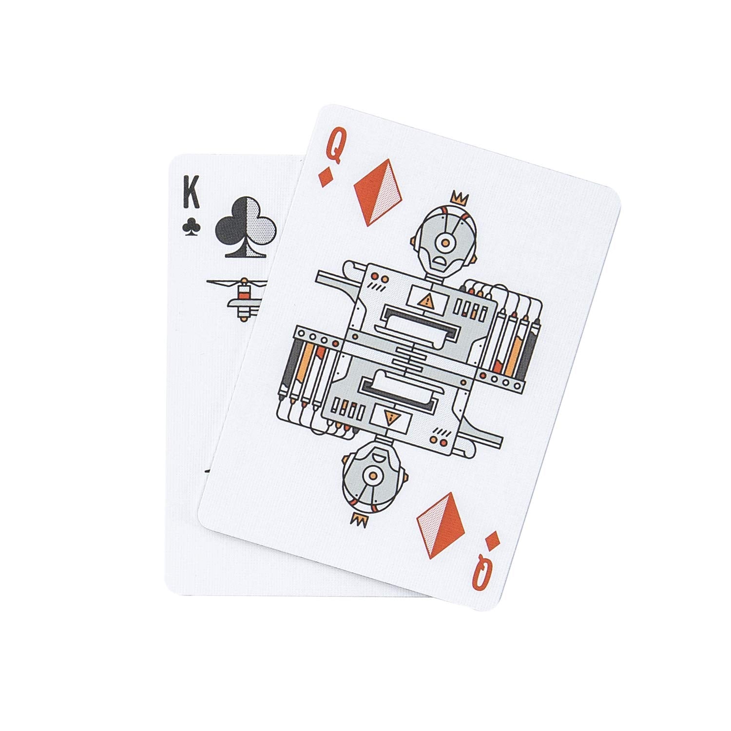 Stellar Factory Deck of Robots | Casino-Quality Playing Cards | Robot Theme | Made in USA | Poker Size 2.5" x 3.5" | 54 Cards with Jokers