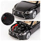 BDTCTK 1/32 Compatible for Lexus Ls500h Model Car, Zinc Alloy Pull Back Toy car with Sound and Light for Kids Boy Girl Gift(Black)