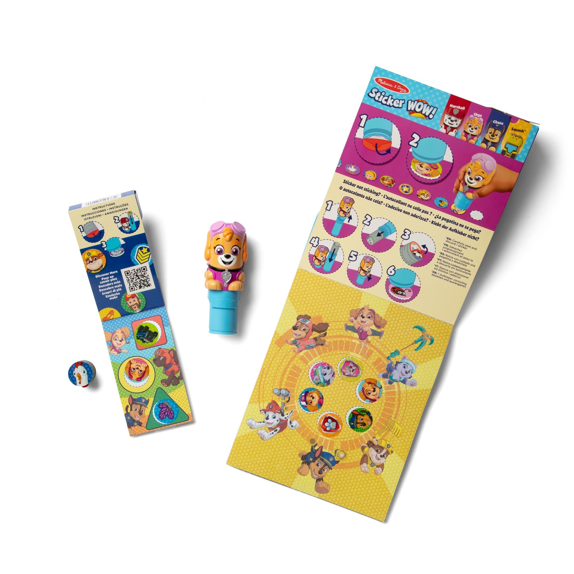 Melissa & Doug Sticker Wow!™ PAW Patrol Skye Bundle, 24-Page Activity Book