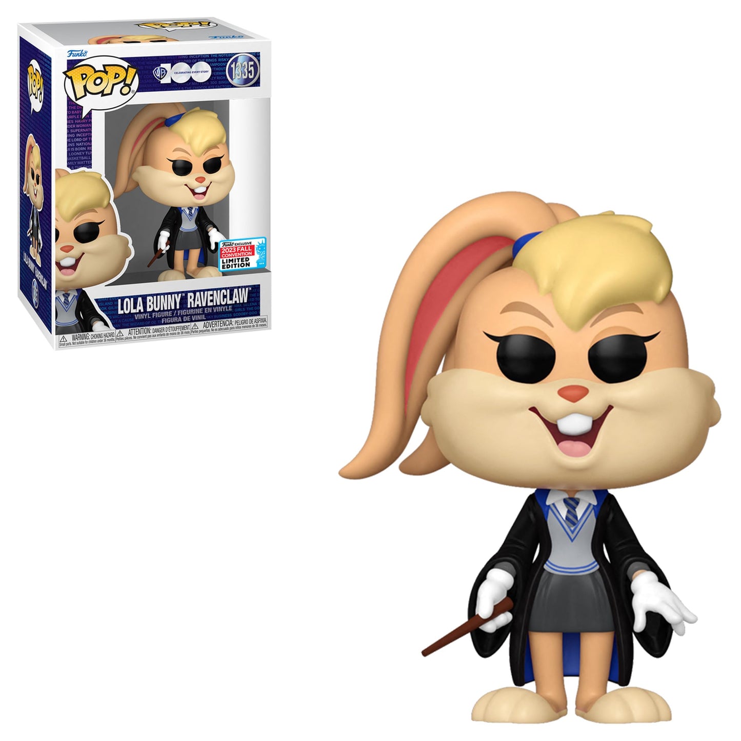 Funko Pop! WB 100: Lola Bunny Ravenclaw 2023 Fall Convention Multicolor Exclusive Vinyl Figure #1335