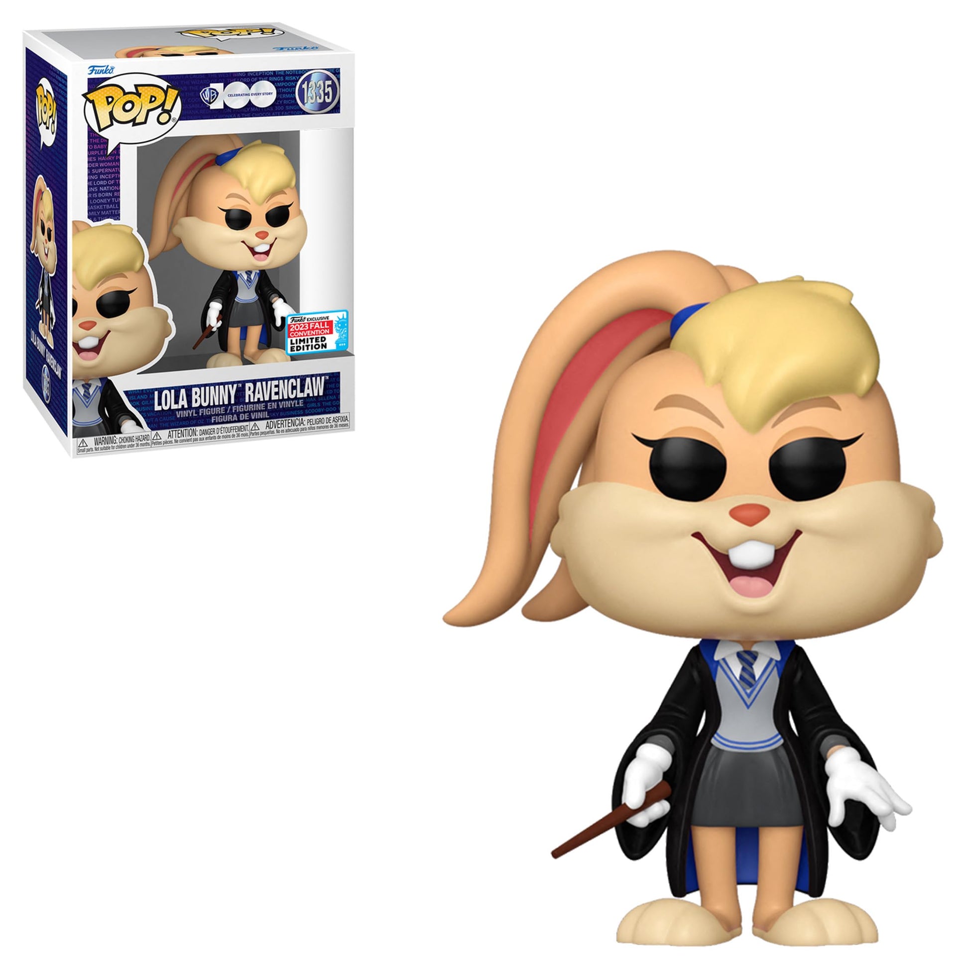 Funko Pop! WB 100: Lola Bunny Ravenclaw 2023 Fall Convention Multicolor Exclusive Vinyl Figure #1335