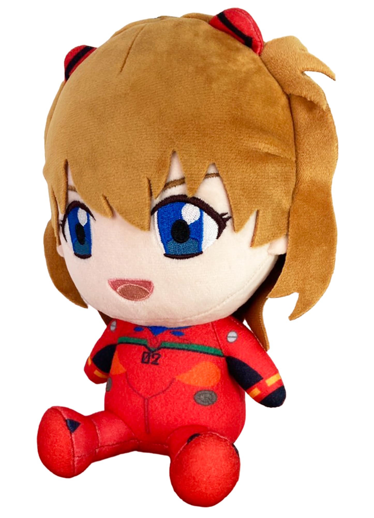 Great Eastern Entertainment Evangelion New Movie - Asuka Langley Sitting Plush 7" H