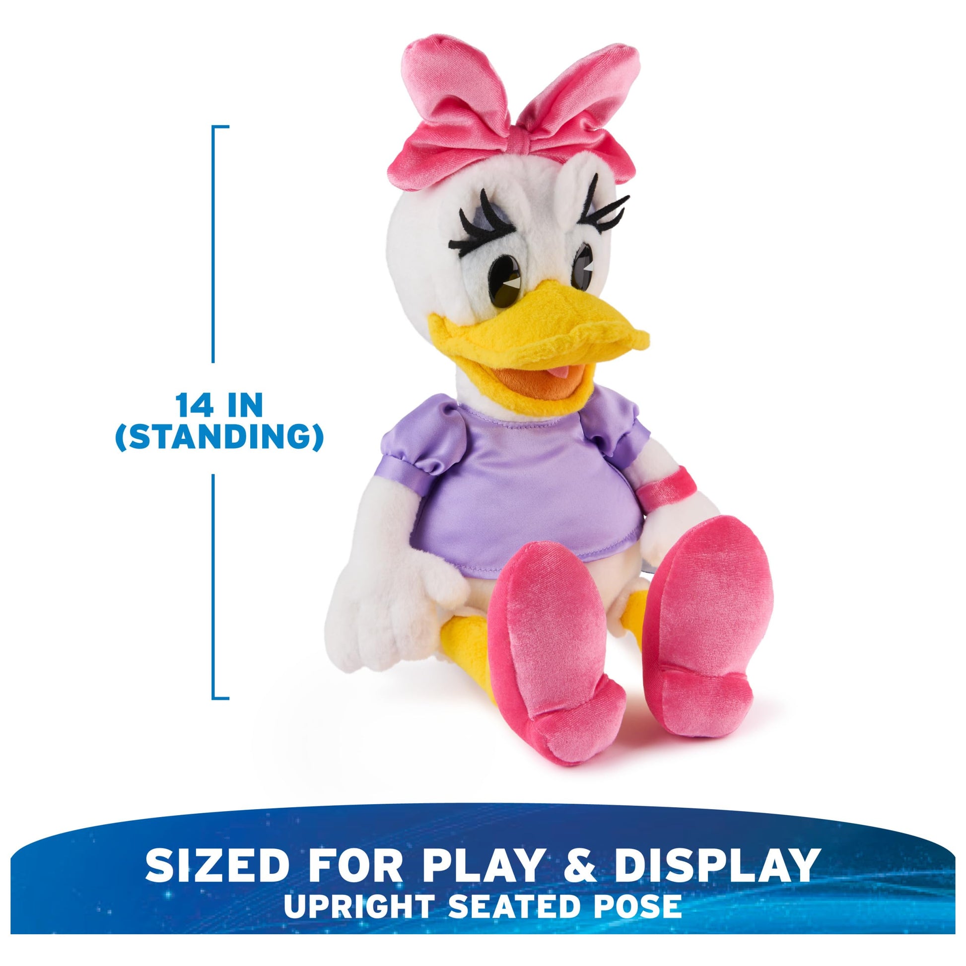 GUND Disney Official Daisy Duck 14-Inch Deluxe Plush Toy for Ages 1+