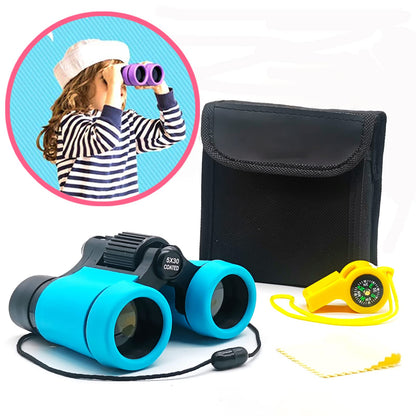 ARTOMIDE Kids Binoculars Ages 3-12 with Compass & Whistle