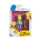 JAKKS Pacific The Simpsons 5" Scale Action Figure Bart with Blue Shirt and Skateboard Accessory Collectible Figure from Wave #4 Officially Licensed by