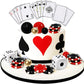 29 PCS Casino Cake Decoration Dice Poker Chips Ball Cake Topper Set