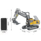 PREPOP Remote Control Excavator Toy for 6-12 yr Boys, Best Birthday Gifts for Kids 4-7 8 9 10 11 Year Old, RC Construction Toys with Metal Shovel