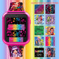 Accutime Kids Rainbow High Educational Learning Touchscreen Pink Smart Watch Toy with Multicolor Strap for Girls, Boys, Toddlers - Selfie Cam, Games