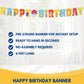 Pokemon Birthday Banner and Hanging Foil Backdrop - Pokemon Birthday Decorations - Themed Party Supplies - Officially Licensed