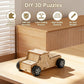 Minyaluck 5 Wooden Cars Craft Kit-Build & Paint Your Own Wood Model Car Kit,Wooden Crafts,Wooden 3D Puzzles
