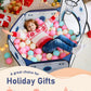 Little Dove Kids Play Tent with Tunnel & Ball Pit, 3-Piece Pop Up Rocket Ship Tent Set, Indoor Outdoor Playhouse for Boys & Girls, Pretend Play Toy