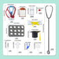 21 PCS Nurse Doctor Graduation Cake Topper Decorations for Nursing Doctor Graduation Party Supplies