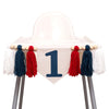 CIEQR Baseball High Chair Banner 1st Birthday