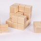 TOWO Large Wooden Soma Cube Puzzle, IQ Logic Brain Teaser Toy