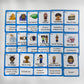 Lilias Proverb Idioms English Grammar Double-Side Learning Flash Cards - 17 Card Set for Homeschool, Preschool, Primary School, ESL, Autism
