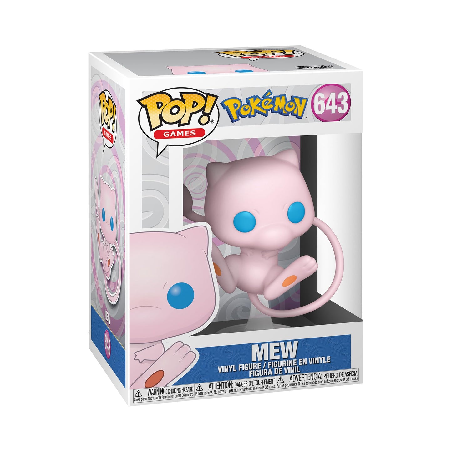 Funko Pop! Games: Pokemon - Mew - Collectable Vinyl Figure - Gift Idea - Official Merchandise - Toys for Kids & Adults - Video Games Fans - Model
