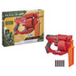 Nerf Halo Mangler Dart Blaster - Pull-Back Priming Handle, Rotating 6-Dart Drum - Includes 6 Official Elite Darts