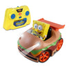 NKOK Spongebob Krabby Patty RC Car with Lights & Turbo Boost, Ages 6+