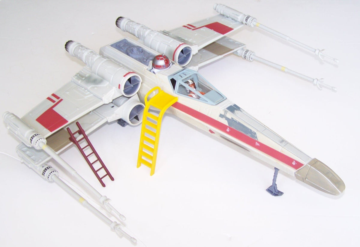 Star Wars Clone Wars The Legacy Collection Exclusive Vehicle X-Wing Fighter with Wedge Antilles and Droid