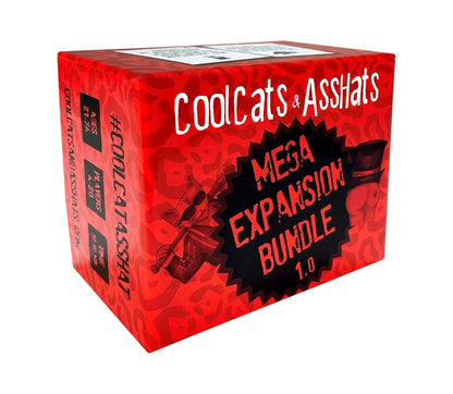CoolCats & AssHats Mega Expansion - Hilarious Adult Drinking Card Party Game - by Infinite Games (Mega Edition)