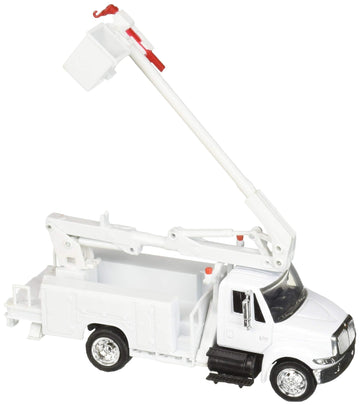 International 4200 Line Maintenance Service Truck White Long Haul Trucker Series 1/43 Diecast Model by New Ray