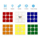 Rubik’s Connected Cube Replacement Stickers - Replacement Set of Stickers for Your Rubik’s Connected 3X3 Smart Cube Puzzle