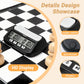 Feiyasi Digital Chess Clock Timer, Portable Digital Alarm Clock Board Game Timer, Having Basic, Reward, Delayed, and Timed Features, Suitable