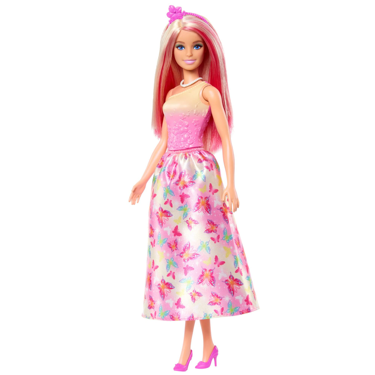 Barbie Royal Doll with Pink & Blonde Fantasy Hair and Themed Accessories