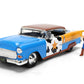 Jada Toy Story Woody 1955 Chevrolet Bel Air Die-Cast Car with Figure 1:24 Scale - Hollywood Rides Collectible Toys