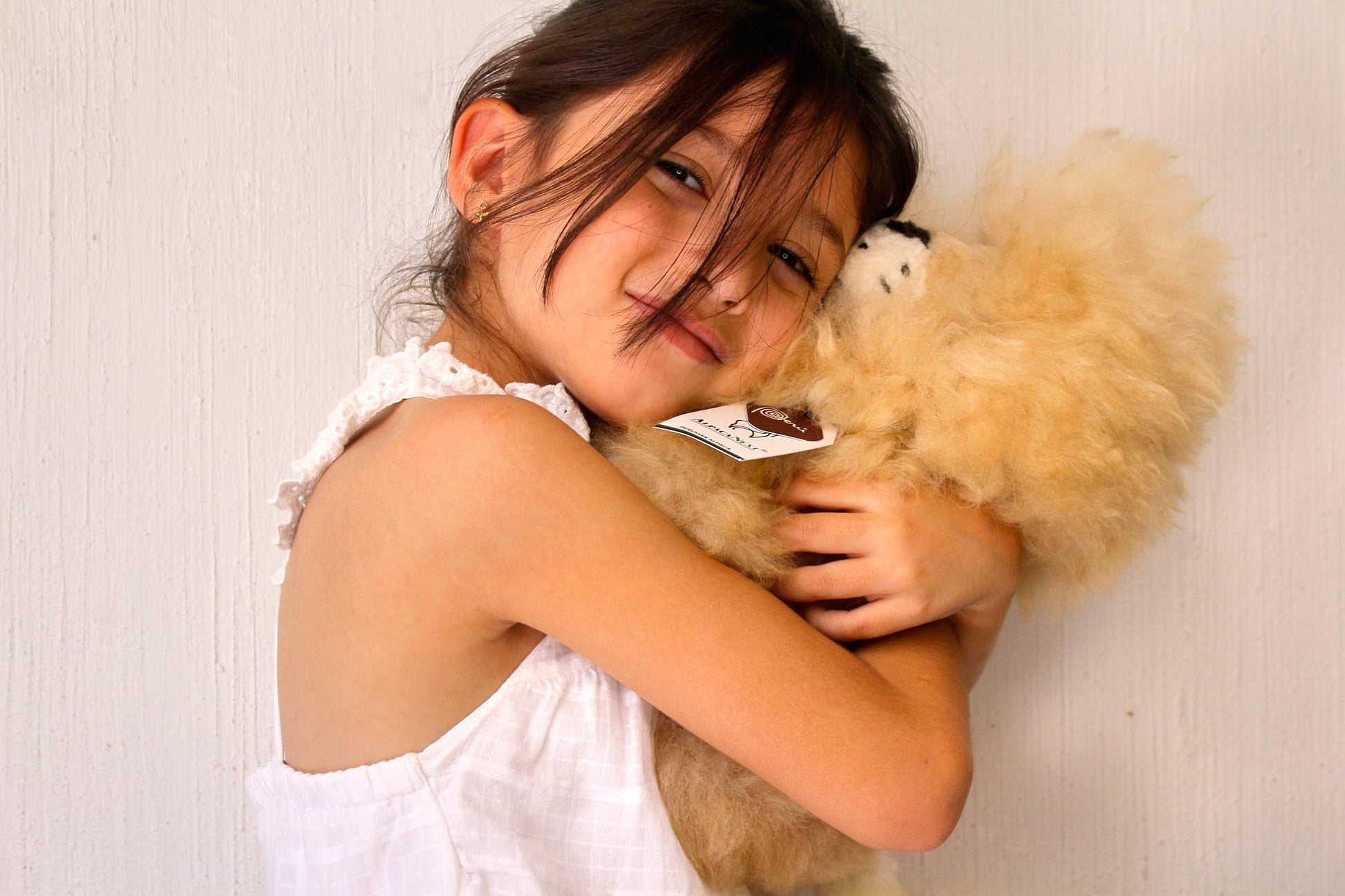 AlpacaNext Alpaca Lion Stuffed Animal Crafted in Luxury Alpaca Wool - Hypoallergenic & Ultra-Soft Toy Perfect for Cute Nursery Decor and a Huggable
