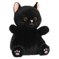 Aurora Palm Pals Party Sized 7.5" Twilight Black Cat Adorable Plush