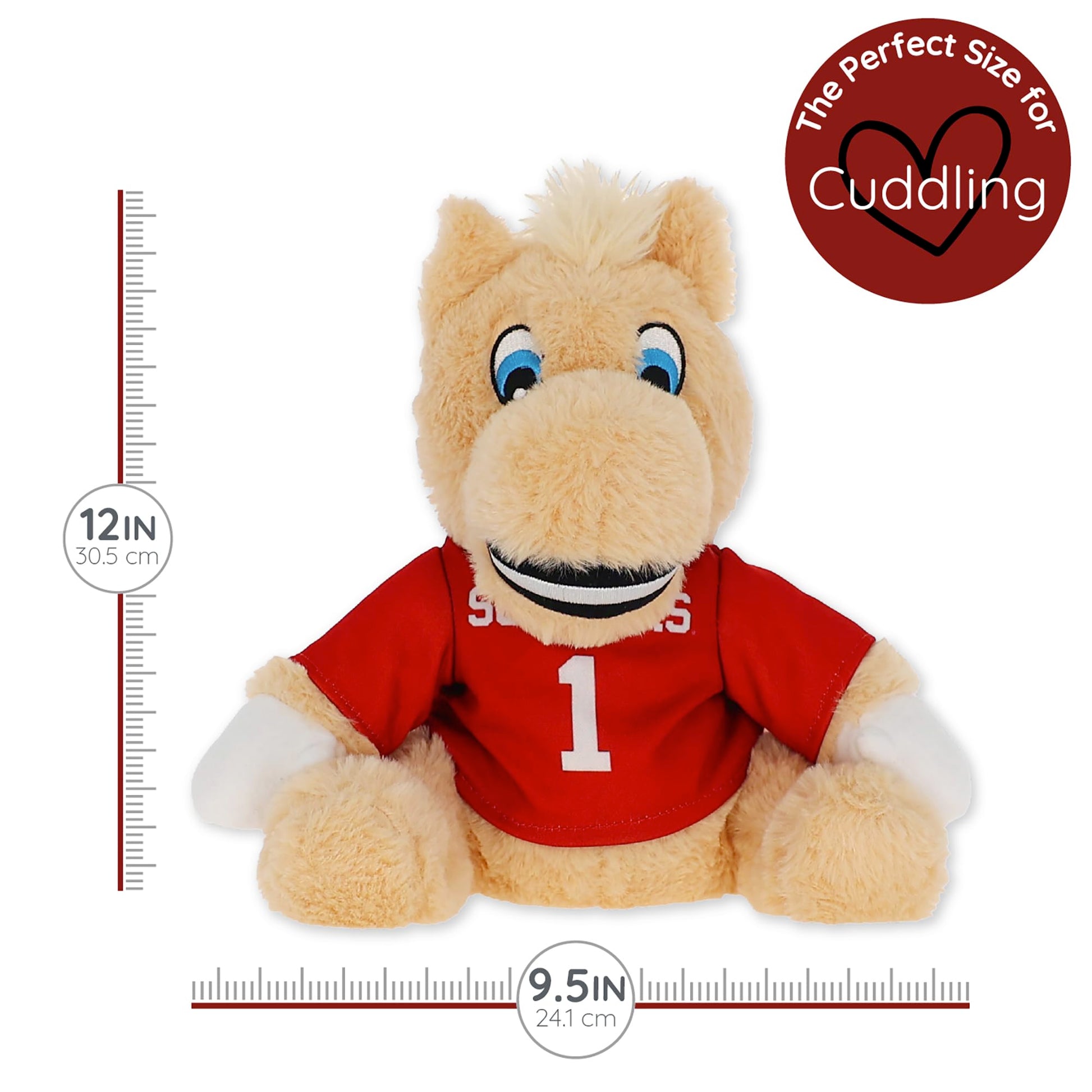 Warm Pals Boomer University of Oklahoma Sooners Mascot OU - Heatable Coolable Bedtime Comfort Plushie 1.5lbs - Cozy Microwavable Lavender Scented