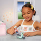 Baby Born MINIS Playset - Medium Tan Skin Tone Doll with Brown Eyes, Scooter & Helmet Accessory, Includes Reusable Carrying Case for On-The-Go