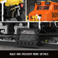 Mould King Northern Locomotive Train Building Set with Base, Classic Steam Train Model Toy for Adults, Ideal Gift for Home Décor (1362 Pieces)