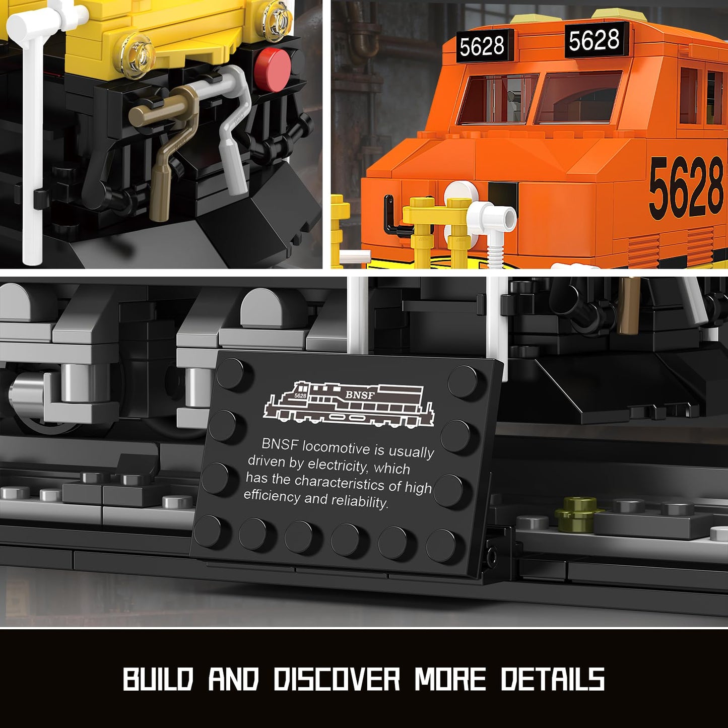 Mould King Northern Locomotive Train Building Set with Base, Classic Steam Train Model Toy for Adults, Ideal Gift for Home Décor (1362 Pieces)