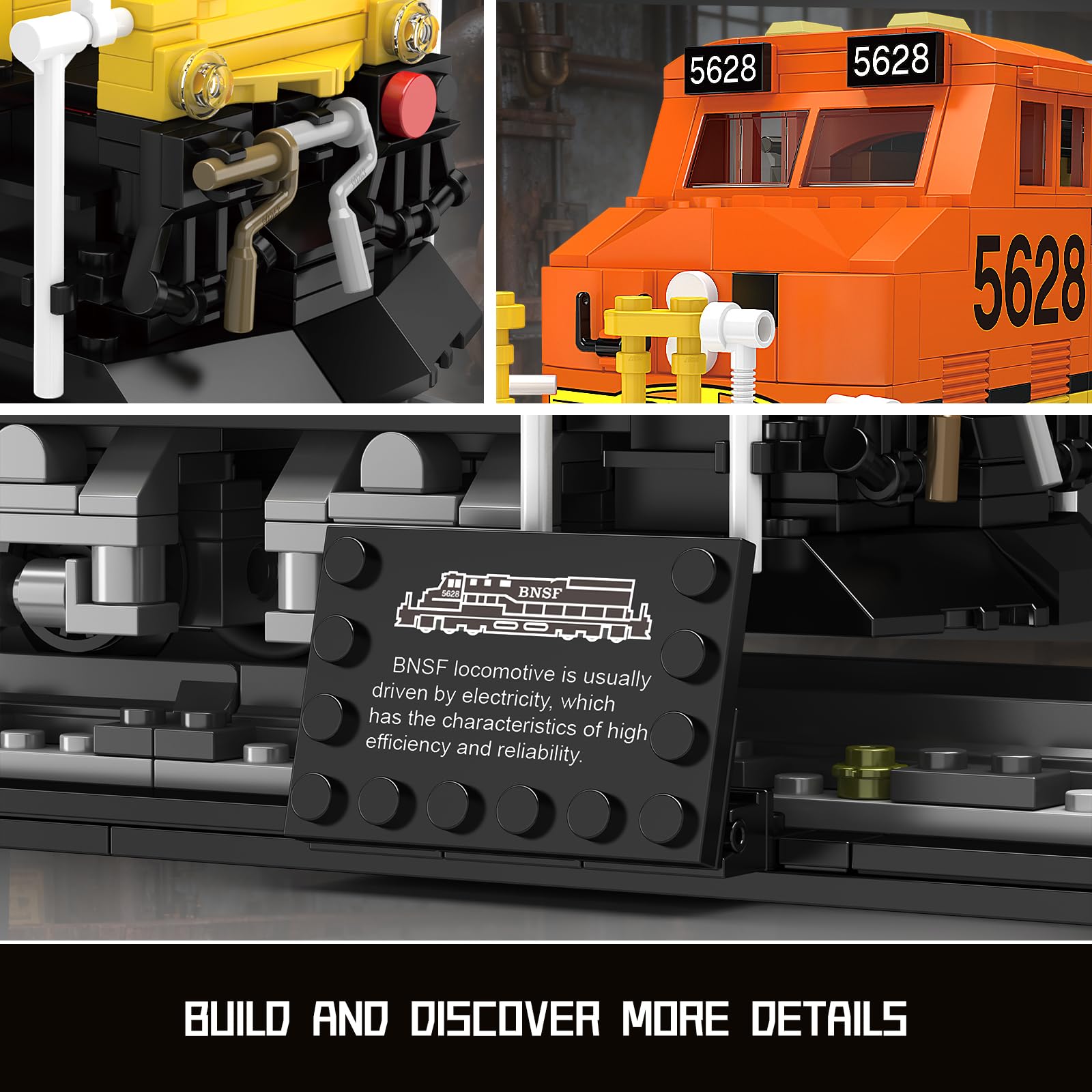 Mould King Northern Locomotive Train Building Set with Base, Classic Steam Train Model Toy for Adults, Ideal Gift for Home Décor (1362 Pieces)