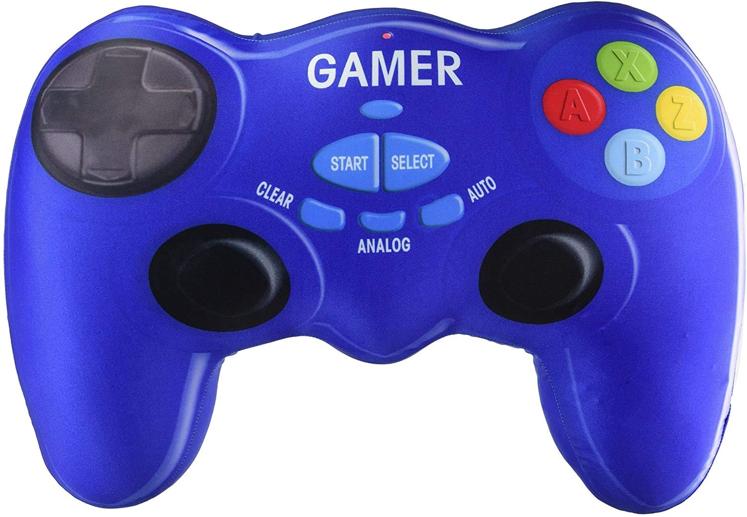 iscream Game On! Bubble Gum Scent Video Game Controller Shaped 9" x 6.75" Mini Pillow
