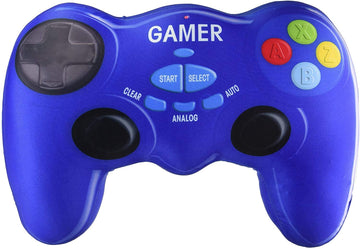 iscream Game On! Bubble Gum Scent Video Game Controller Shaped 9" x 6.75" Mini Pillow