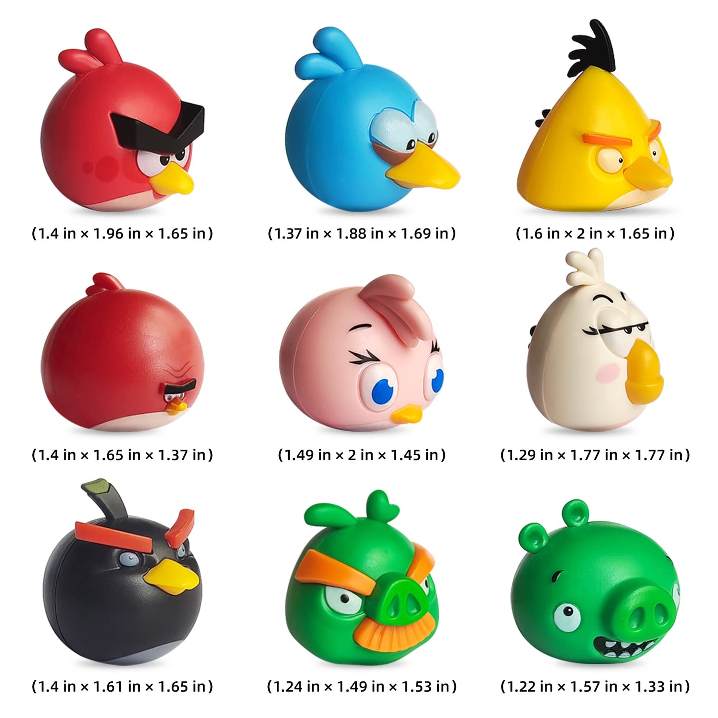ROLOSO Newly Licensed Angry Birds Toys Playsets Build N’ Launch Construction Brick Assembly Building Blocks Sets Pig City Strike 2 Takedown Space