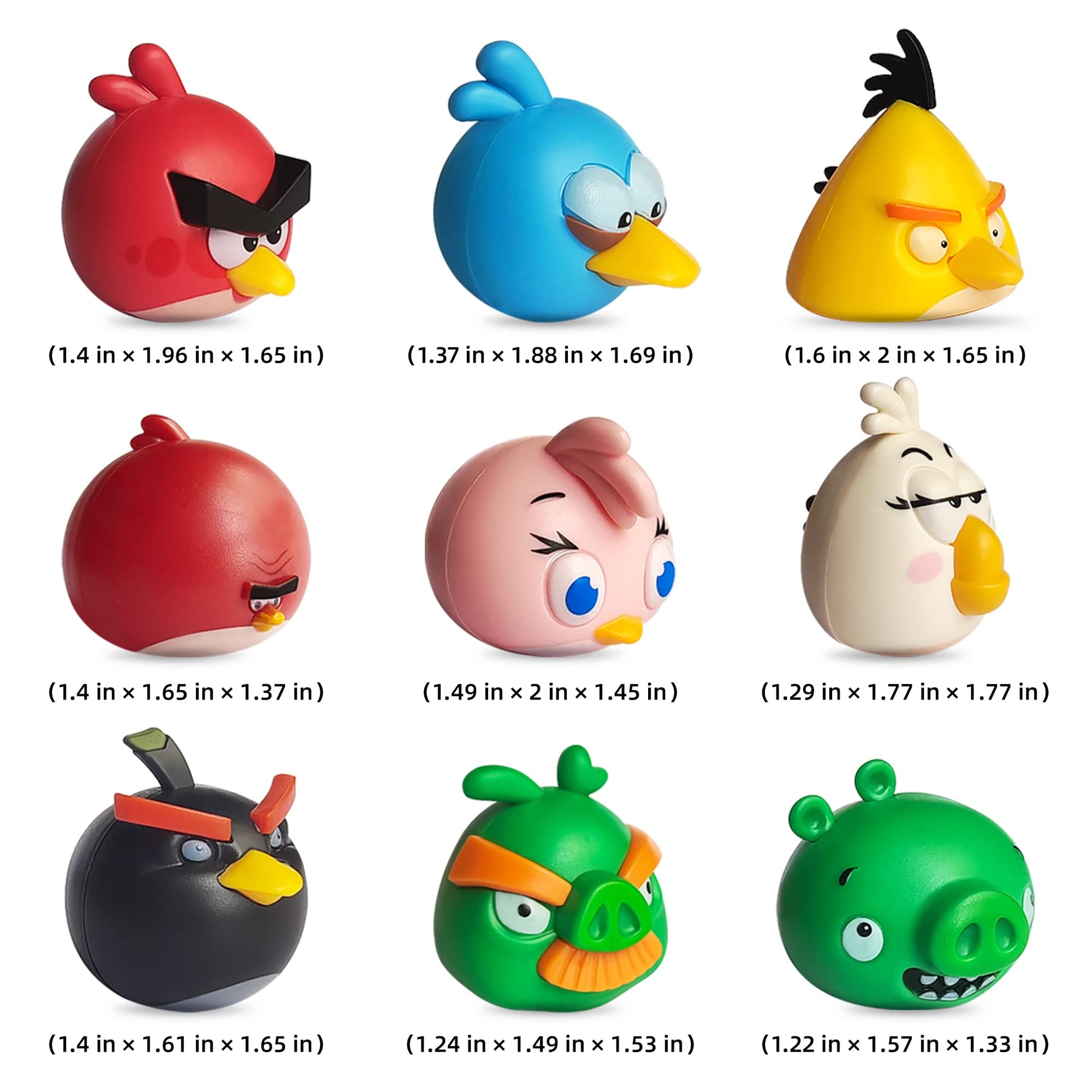 ROLOSO Newly Licensed Angry Birds Toys Playsets Build N’ Launch Construction Brick Assembly Building Blocks Sets Pig City Strike 2 Takedown Space
