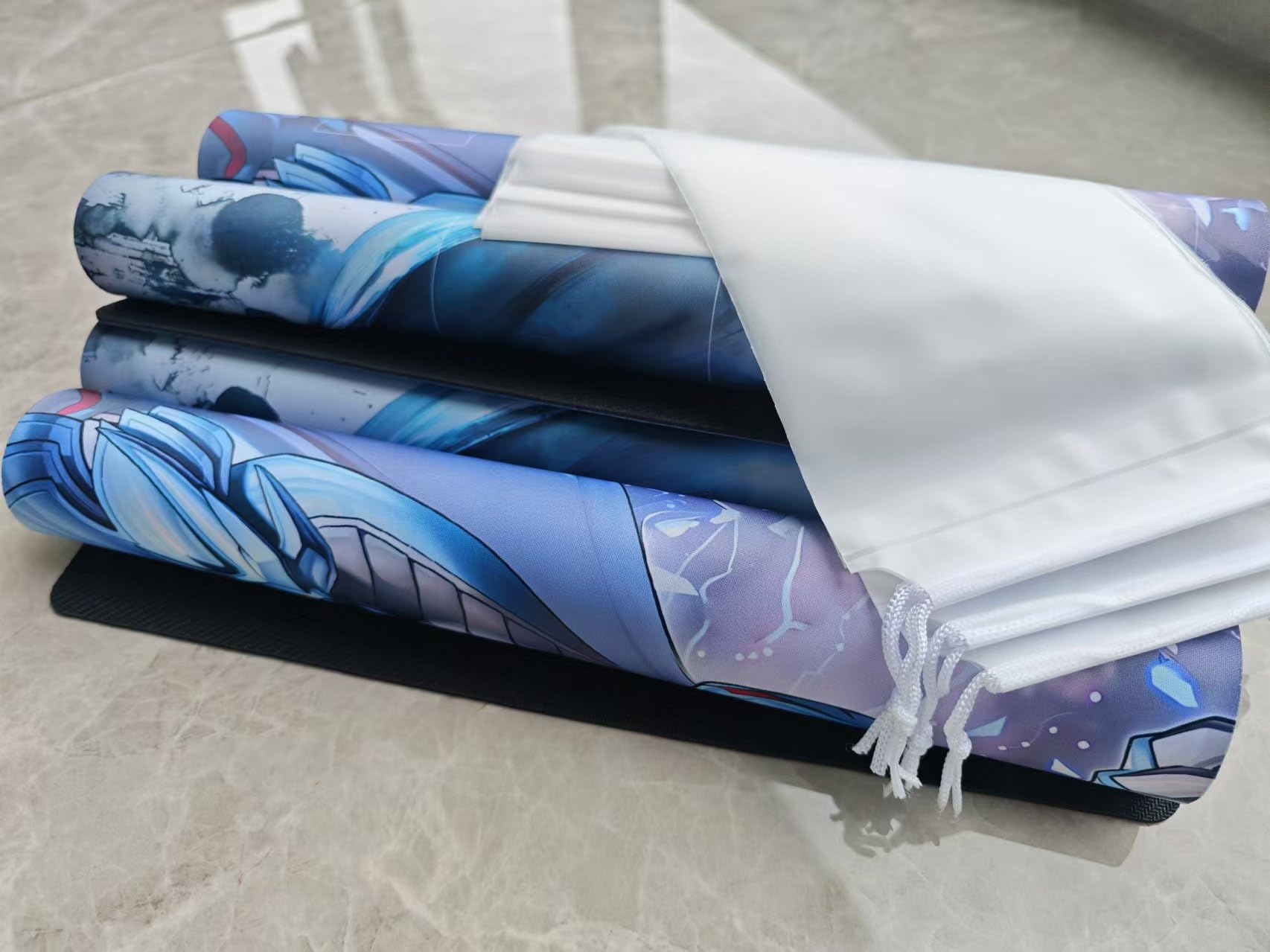 New ZCYWXW Playmats Solfachord Harmonia TCG CCG Trading Card Game Mat with Zones & One Bag(ZC052-C)